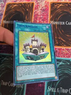 Yugioh Toon Kingdom DLCS-EN074 Blue Ultra Rare 1st Edition Near Mint - Image 2