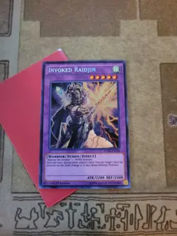 YUGIOH INVOKED RAIDJIN FUEN-EN028 SECRET 1ST ED NM - Image 2