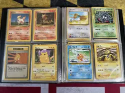 Vintage Pokemon Cards Rare Collection Binder 1999 90s Base Lot Fossil Jungle - Image 3