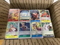 One Piece 2000+ Cards Bulk Lot TCG Near Mint ENGLISH 399 Holos 13.8lbs - Image 1