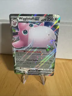 Pokemon TCG Wigglytuff EX Scarlet & Violet Holo Ultra Rare Card 40/165 - Image 1