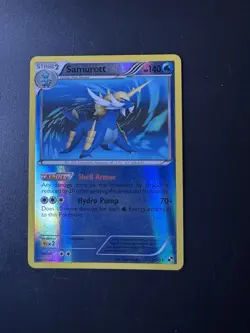 Pokemon Card - Samurott Reverse - 32/114 - Black & White - 2011 - Image 3