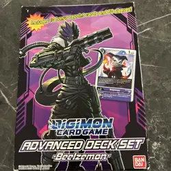 Digimon Card Game Advanced Deck Set - ST14 Beelzemon - Damaged - Image 1