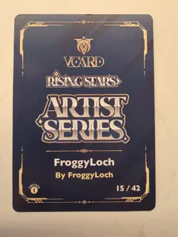 Froggy Loch Box Topper Art Card, V-Card Rising Stars - First Edition! - Image 2