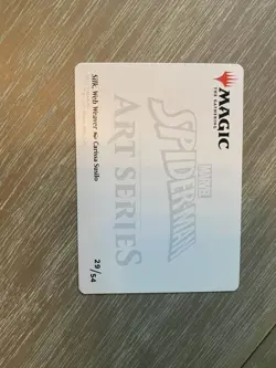 🔮MTG: Silk Web Weaver Signed Art Card 29/54 Marvel Spiderman -Ships Immediately - Image 2