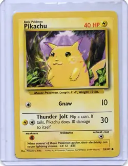 Pokemon Card Lot - Dugtrio 9/102 Base Set (1999) + Pikachu 58/102 Base Set - Image 3