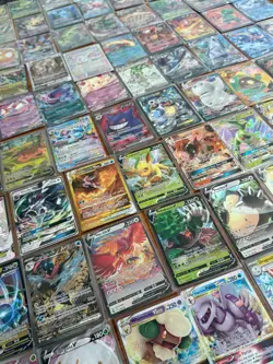 Pokemon Card Lot 10 Official English TCG Cards Ultra Rare EX GX V MEGA + HOLOS - Image 2