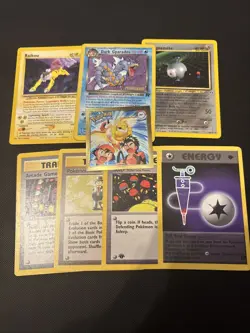 Pokemon TCG: Vintage Mixed 20 Card Lot: Ft Prerelease Gyarados & Neo Raikou - Image 1