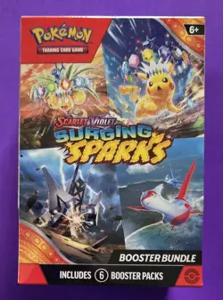 Pokemon Scarlet & Violet Surging Sparks Booster Bundle Box +60 Bonus Cards - Image 3