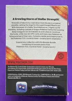 Pokemon Scarlet & Violet Surging Sparks Booster Bundle Box +60 Bonus Cards - Image 5