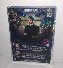 Yu Yu Hakusho TCG CCG Kuroko Former Spirit Detective TC17 Exile Foil Card 1st Ed - Image 3