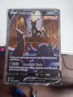Umbreon V Alternate Art Evolving Skies 189/203 Alt Pokemon Card FA 2021 NM - Image 1