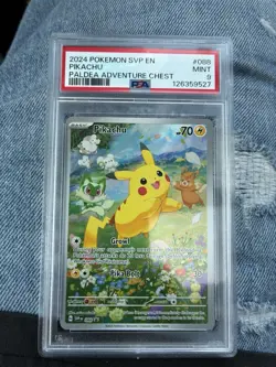 Pokemon Card Pikachu SVP088 Promo 2024 Paldea Adventure Chest - Image 1