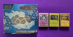 Pokemon Scarlet & Violet Stellar Crown ETB Box +Bonus 90 Card TOT Master Set! - Image 1