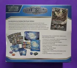 Pokemon Scarlet & Violet Stellar Crown ETB Box +Bonus 90 Card TOT Master Set! - Image 5