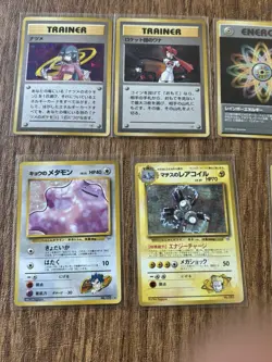 Vintage 90s Pokemon Japanese Pocket Monsters Cards/ 9 Holos - Image 2