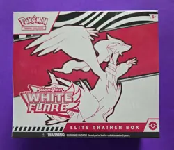 Pokemon Scarlet & Violet White Flare ETB Box +Bonus 90 Card TOT Master Set! - Image 2