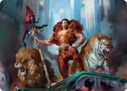 1 x Kraven, Proud Predator Art Card - Art Series: Marvel's Spider-Man - NM-Mint - Image 1