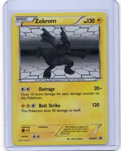Pokemon Card - Zekrom - BW05 - Black & White Promo - 2011 - Image 1
