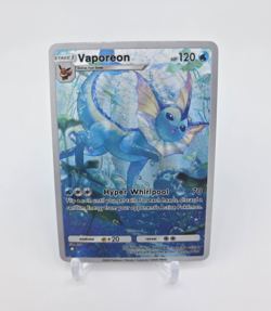 Custom HOLO VAPOREON Card VAPOREON Trading Card READ DESCRIPTION BELOW - Image 1