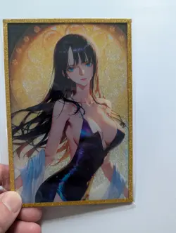 Nico Robin One Piece Heartbeat Dimension Goddess Story Acrylic Waifu A6 Card - Image 1