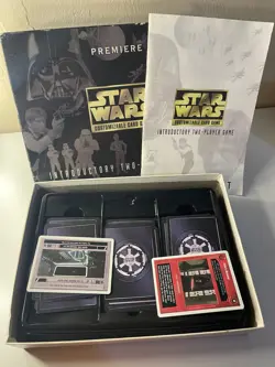 1995 Star Wars CCG Premiere Customizable 2 Player Card Game w/ 90+ Cards Vader - Image 2