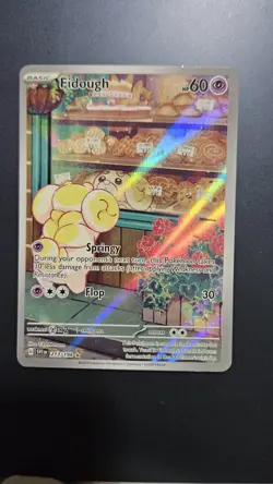 Pokemon TCG Fidough 213/198 Scarlet and Violet Base Set Illustration Rare Card - Image 1