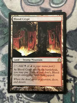 MTG Blood Crypt Return to Ravnica RTR 238/274 Regular Rare Magic The Gathering - Image 1