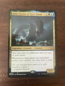 Aesi Tyrant of Gyre Strait NM/M MTG Mystery Booster 2 The List Magic Card - Image 1