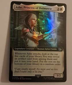 Ashe Princess of Dalmasca Extended FOIL NM FINAL FANTASY Magic the Gathering MTG - Image 1