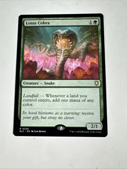 MTG - Lotus Cobra Commander - Bloomburrow NM/Mint Regular Rare #229 - Image 1