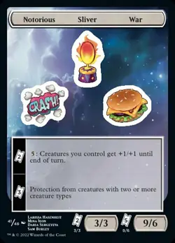 4x Notorious Sliver War ~ Near Mint Unfinity MTG Magic x4 4 UltimateMTG Playset - Image 1