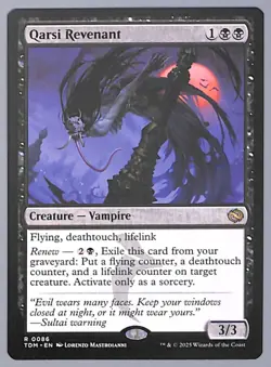 Qarsi Revenant - 86 - Tarkir: Dragonstorm (TDM) MTG - Image 1