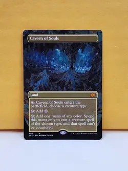 1x BORDERLESS ALT ART Cavern of Souls, NM, 2X2, Magic: the Gathering, MtG - Image 1