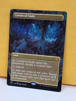1x BORDERLESS ALT ART Cavern of Souls, NM, 2X2, Magic: the Gathering, MtG - Image 2