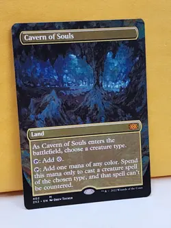 1x BORDERLESS ALT ART Cavern of Souls, NM, 2X2, Magic: the Gathering, MtG - Image 3