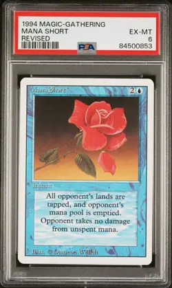 Magic: The Gathering Mana Short Revised PSA 6 - Image 1