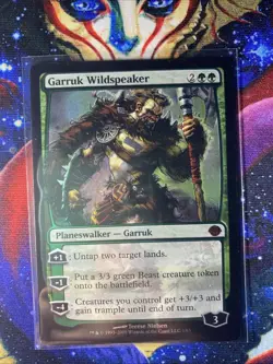 Garruk Wildspeaker Duel Decks: Anthology Foil Moderately Played MTG - Image 1