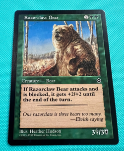 Razorclaw Bear - Portal Second Age - MTG - Magic the Gathering - Image 1