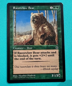 Razorclaw Bear - Portal Second Age - MTG - Magic the Gathering - Image 2