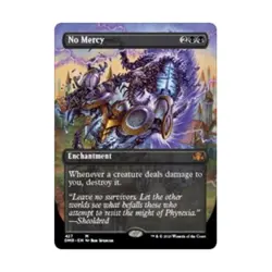 WOTC Dominaria Remastered No Mercy (Borderless) (MR) (Foil) NM - Image 1