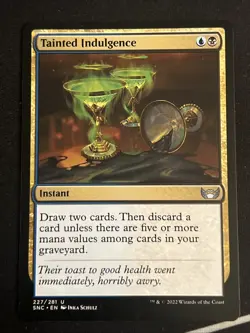 1x Tainted Indulgence (227) Streets of New Capenna LP MTG Magic the Gathering x1 - Image 1