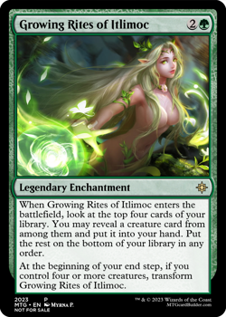 GROWING RITES OF ITLIMOC : altered-art card for use with MTG : w- sexy babes! - Image 1