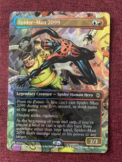 Spider-Man 2099 FOIL FULL ART SCENE NM/M MTG Spiderman Magic Card - Image 1