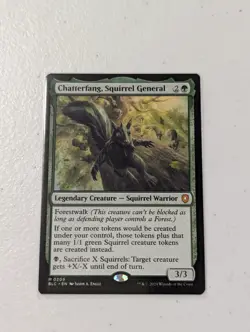 MTG Chatterfang, Squirrel General - Commander: Bloomburrow NM - Image 1