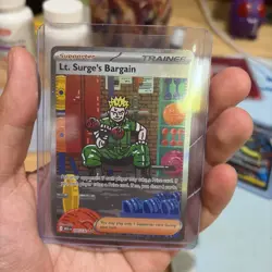 Lt. Surge's Bargain SIR Mega Evolution 185/132 Pokemon TCG NM - Image 3
