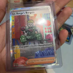 Lt. Surge's Bargain SIR Mega Evolution 185/132 Pokemon TCG NM - Image 5
