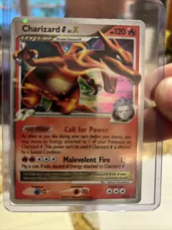 Pokemon TCG Charizard [G] LV.X DP Black Star Promotional DP45 Holo 1st Edition - Image 4