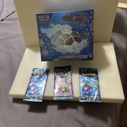 Pokemon Stellar Crown ETB Elite Trainer Box Factory Sealed 3 Bonus Japanese Pack - Image 1