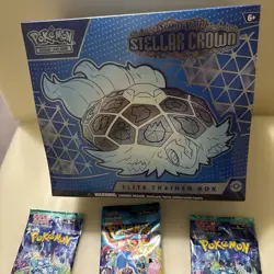 Pokemon Stellar Crown ETB Elite Trainer Box Factory Sealed 3 Bonus Japanese Pack - Image 2
